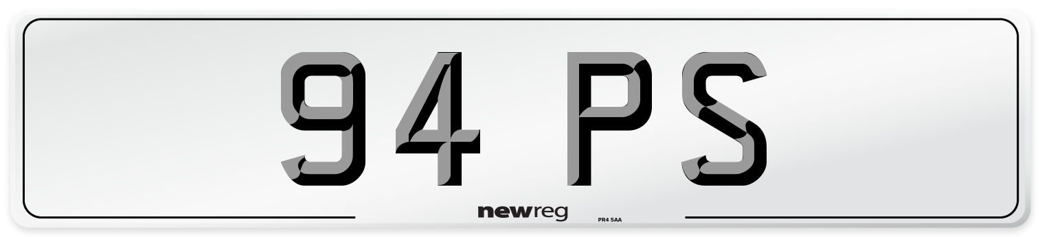 94 PS Number Plate from New Reg